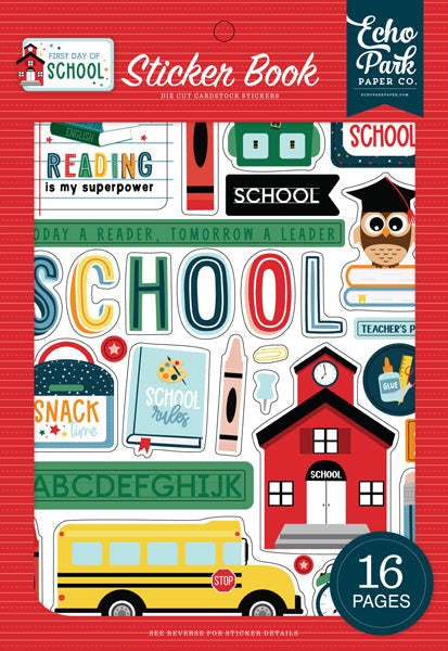 ECHO PARK FIRST DAY OF SCHOOL STICKER BOOK - FDS276029