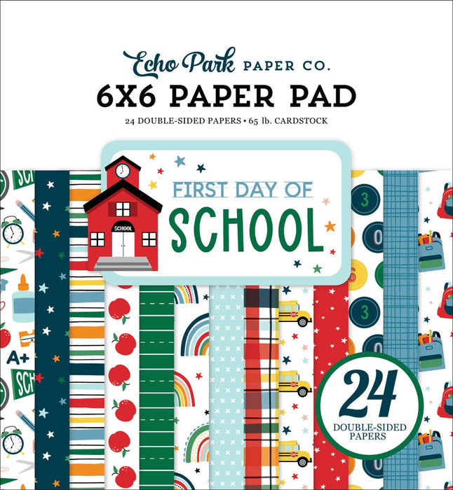 ECHO PARK FIRST DAY OF SCHOOL 6 X 6 PAPER PAD - FDS276023