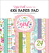 ECHO PARK ALL ABOUT A GIRL 6 X 6 PAPER PAD - AGG282023