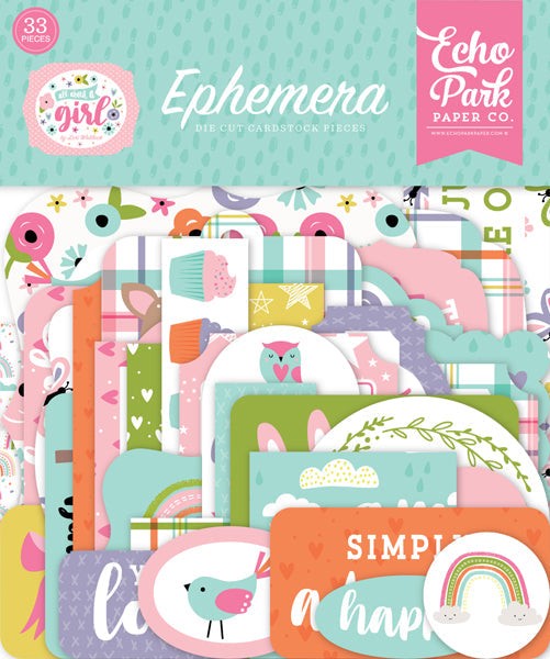 ECHO PARK COLLECTION -ALL ABOUT GIRL EPHEMERA - AAG282024