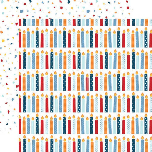 ECHO PARK BIRTHDAY BOY 12 X 12 PAPER CANDLES - BIB263011