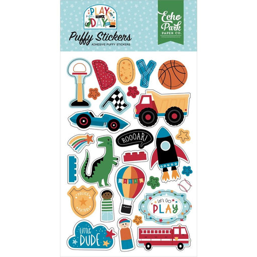 ECHO PARK PUFFY STICKERS PLAY ALL DAY BOY - PAB269066