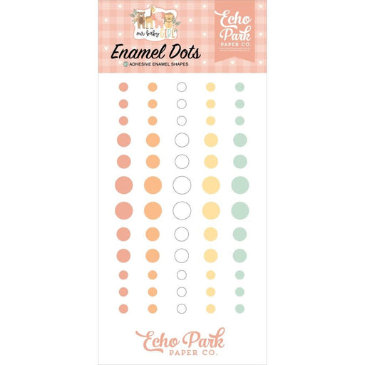ECHO PARK COLLECTION OUR BABY GIRL ENAMEL DOTS - OBA301028
