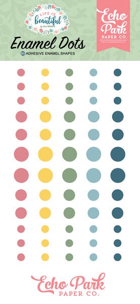 ECHO PARK COLLECTION LIFE IS BEAUTIFUL ENAMEL DOTS - LIB309028