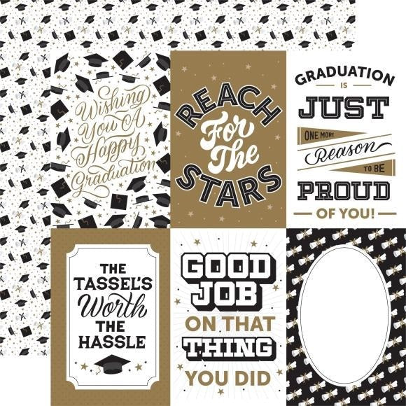 ECHO PARK COLLECTION 4X4 CARDS -GRADUATION PAPER - GR298005