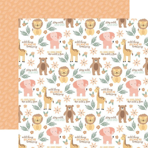 ECHO PARK COLLECTION OUR BABY GIRL 12 X 12 PAPER CREATURES - OBA301010