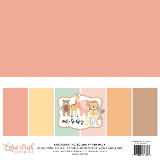 ECHO PARK OUR BABY GIRL12 X 12 SOLID PACK - OBA301015