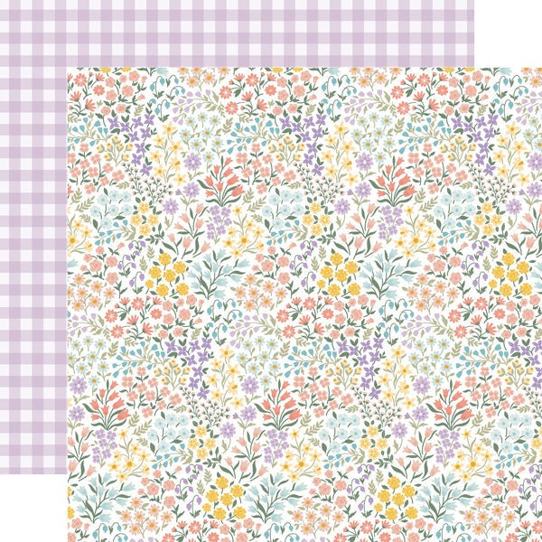 Echo Park Kit Carta Scrapbooking 'It's Easter Time' – 12 Fogli Double-face 30x30 Cm + Adesivi, Pasqua - 2