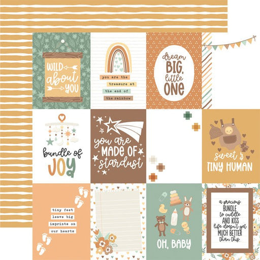 ECHO PARK COLLECTION OUR BABY 12 X 12 PAPER 3X4 CARD - OB303007