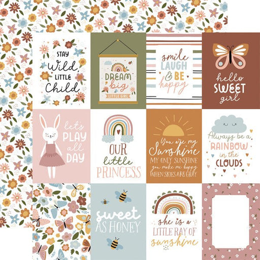 ECHO PARK DREAM BIG GIRL PAPER 3X 4 JOURNALING CARDS - DBG305006