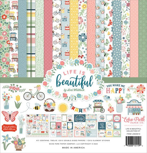 ECHO PARK COLLECTION LIFE IS BEAUTIFUL 12 X 12 COLL KIT - LIB309016