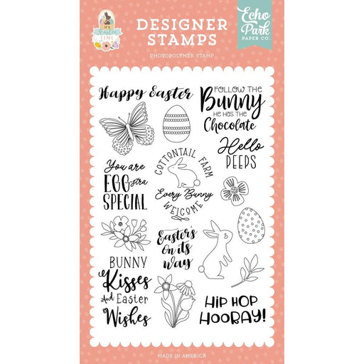 ECHO PARK COLLECTION -EASTER TIME HELLO PEEP-STAMPS - IET300044