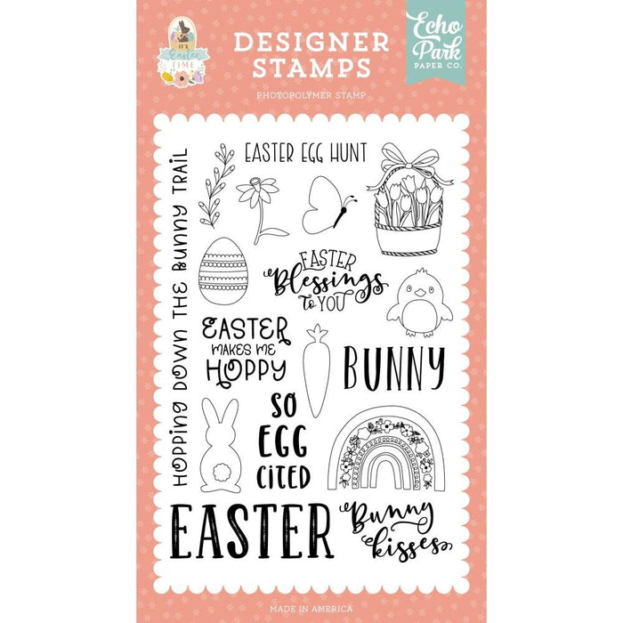 ECHO PARK COLLECTION -EASTER TIME EGG CITED STAMPS - IET300045