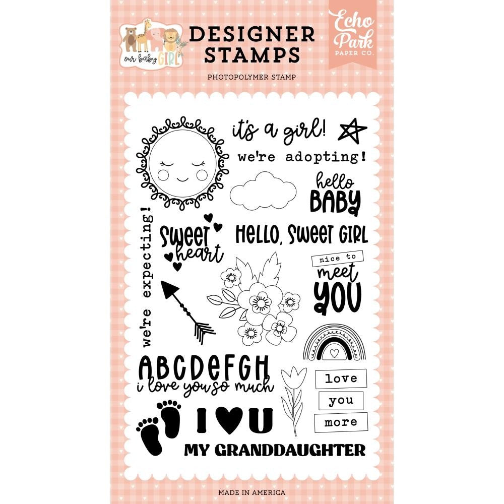 ECHO PARK OUR BABY GIRL STAMP CELEBRATE YOU - OBA301045