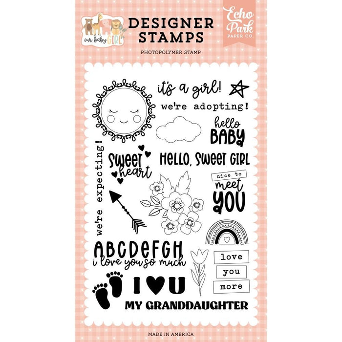 ECHO PARK OUR BABY GIRL STAMP CELEBRATE YOU - OBA301045