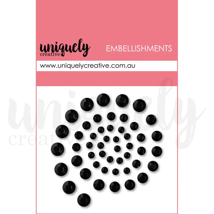 UNIQUELY CREATIVE RHINESTONE BLACK- UCE1725