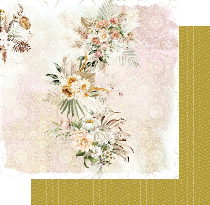 UNIQUELY CREATIVE 12 X 12 BOHO PICNIC PAPER FREYA - UCP2402