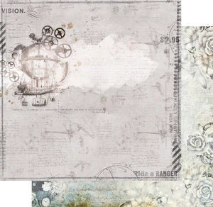 UNIQUELY CREATIVE 12X12 PAPER STEAMPUNK BOUTIQUE STORYTELLER - UCP2391