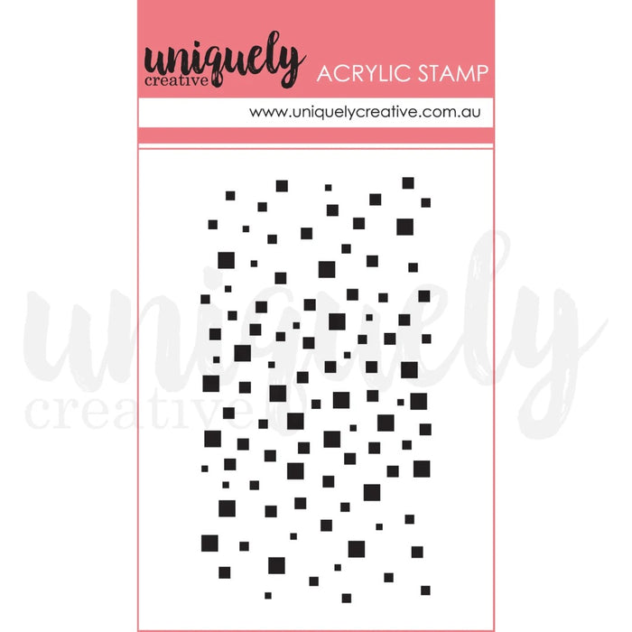 UNIQUELY CREATIVE ACRYLIC STAMP MIXED SQUARES - UC1868