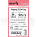 UNIQUELY CREATIVE ACRYLIC STAMP CHEERS AND WISHES STAMP- UC1901