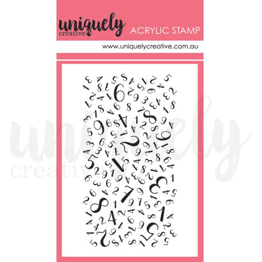 UNIQUELY CREATIVE MINI STAMP SURREAL NUMBERS - UC1834