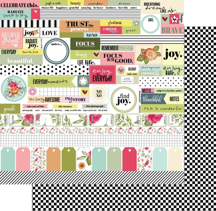 UNIQUELY CREATIVE MIND OVER MATTER RADIATE JOY LAYER CUTS - UCP2226