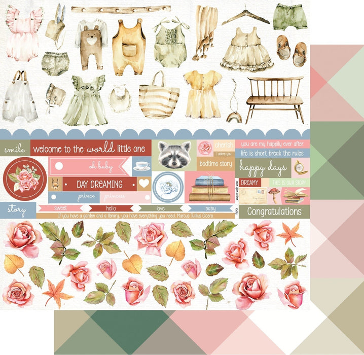 UNIQUELY CREATIVE 12 X 12 THE STORY GARDEN PAPER BOOK WEEK - UCP2320