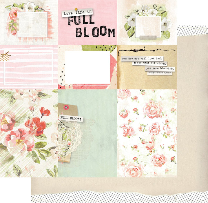 UNIQUELY CREATIVE 12 X 12 PAPER FULL BLOOM PRIMROSE - UCP2350
