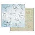 STAMPERIA 12X12 PAPER POSTMARKS - SBB247
