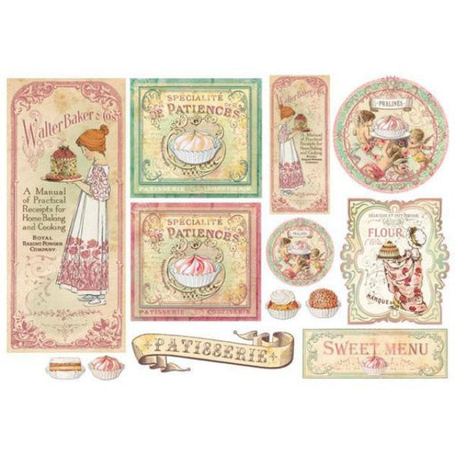 STAMPERIA A3 RICE PAPER PATISSERIE - DFS314