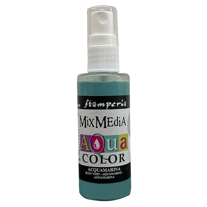 STAMPERIA AQUACOLOR SPRAY 60ML AQUAMARINE - KAQ015