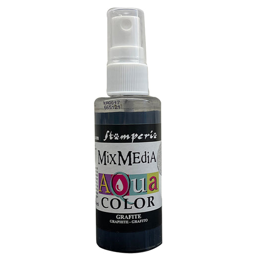 STAMPERIA AQUACOLOR SPRAY 60ML GRAPHITE - KAQ017