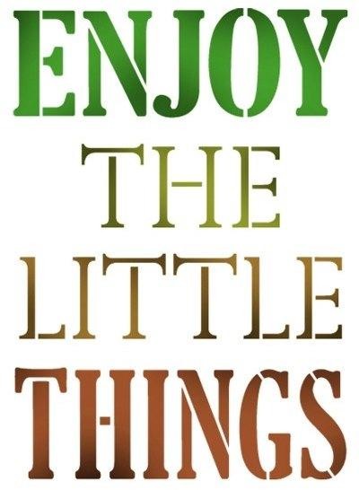 STAMPERIA STENCIL 21CM X 29CM ENJOY LITTLE THINGS - KSG334