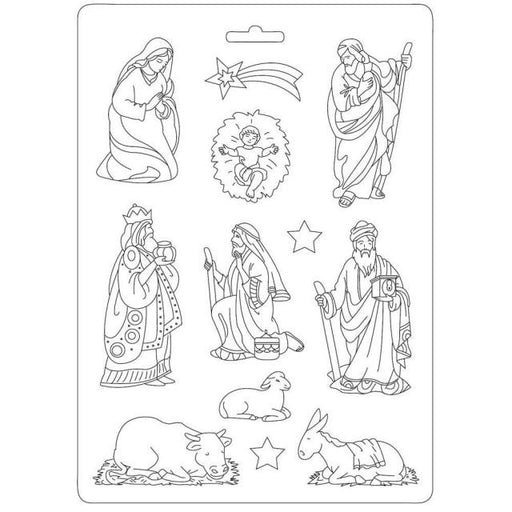 STAMPERIA SOFT MOULDS A4 - BETHLEHEM - K3PTA451