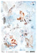CIAO BELLA RICE PAPER A4 PIUMA ARTIC NATURE - CBRP364