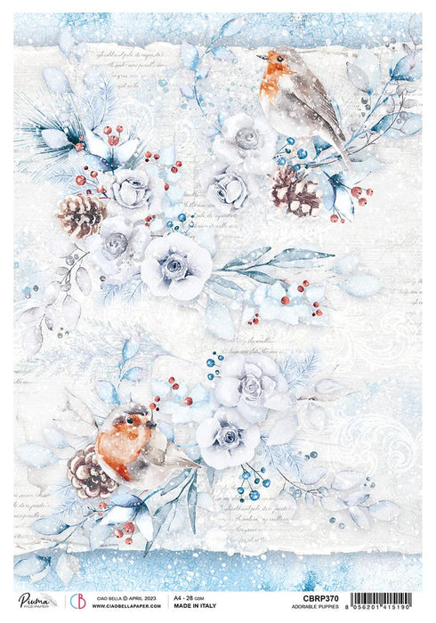 CIAO BELLA RICE PAPER A4 PIUMA MAGIC WHITE - - CBRP370