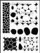 STENCILGIRL STENCIL A4 STONE AND PEBBLE TILINGS - L706