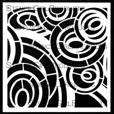 STENCILGIRL STENCIL 6 X 6 ORBITZ - S894