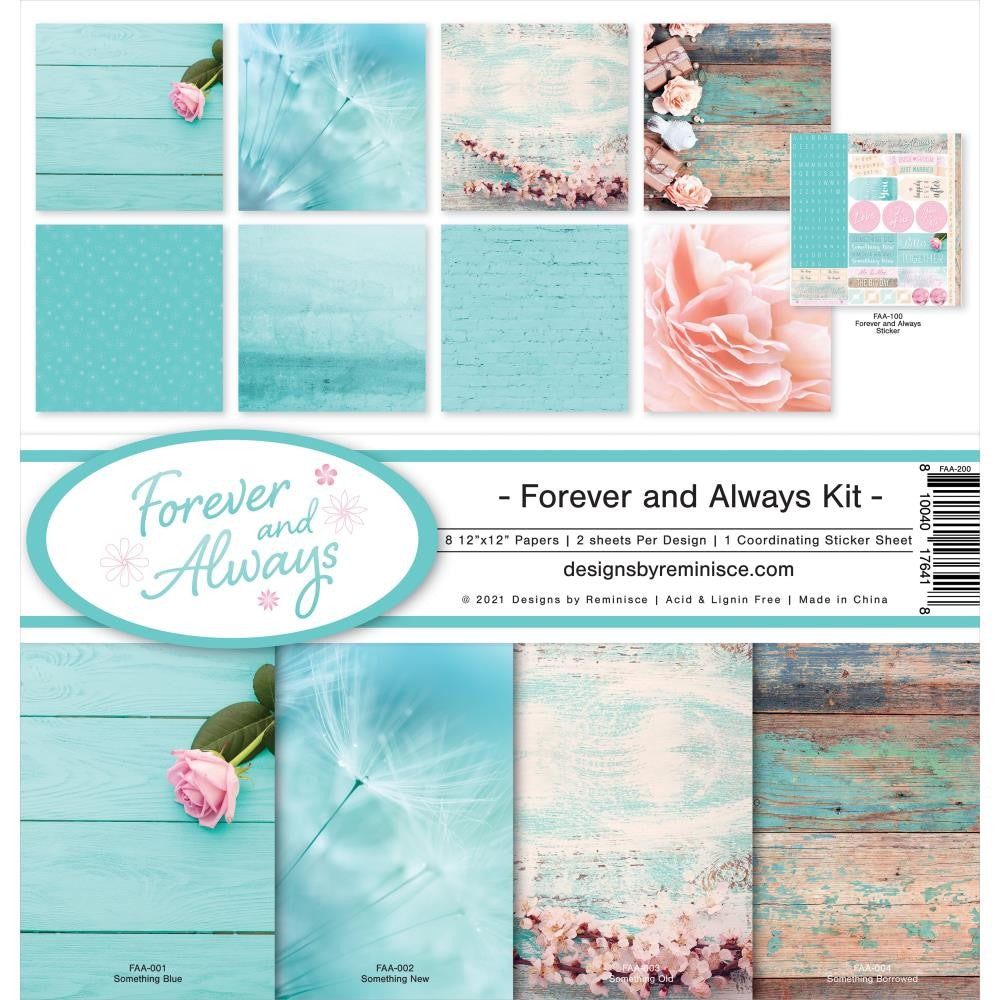 FOREVER AND ALWAYS 12 X 12 PAPER KIT - FAA-200