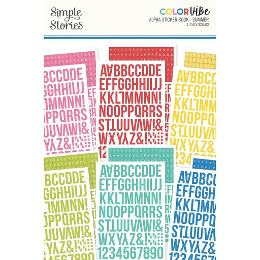 SIMPLE STORIES COLOR VIBE STICKER BOOK SUMMER -CVS15815