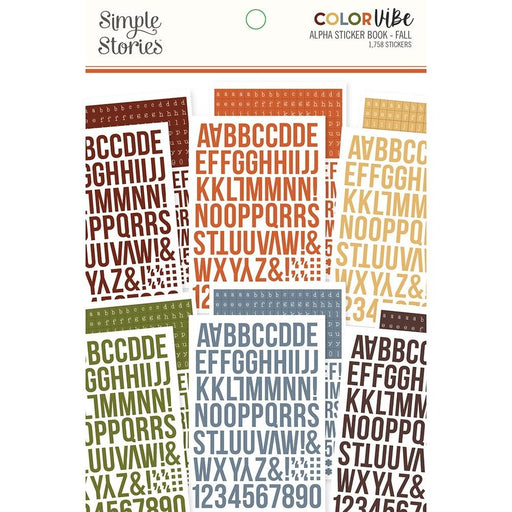SIMPLE STORIES COLOR VIBE STICKER BOOK FALL -CVS15824