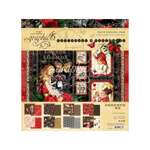 GRAPHIC 45 CURIOUSER 12 X 12 COLLECTION KIT- G4502937