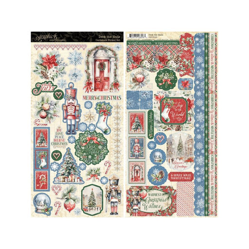 GRAPHIC 45 DECK HALLS COLLECTION STICKER - G4503095