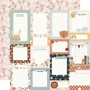 SIMPLE STORIES BOHO BABY 12 X 12 PAPER JOURNAL ELEMENTS - SS17510