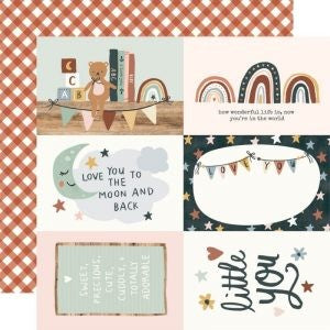 SIMPLE STORIES BOHO BABY 12 X 12 PAPER 4 X 6 ELEMENTS - SS17513