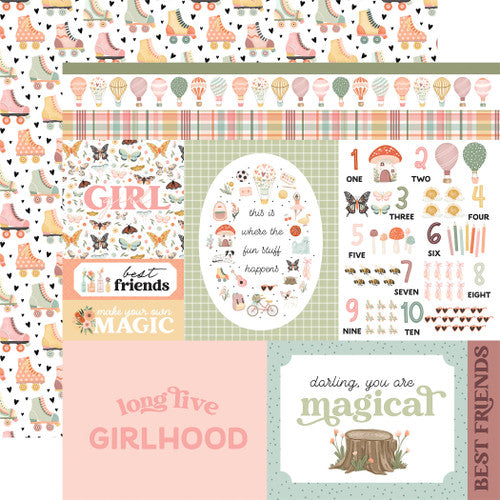 CARTA BELLA 12 X 2 PAPER MY GIRL MULTI JOURNALING CARDS -CBG418006