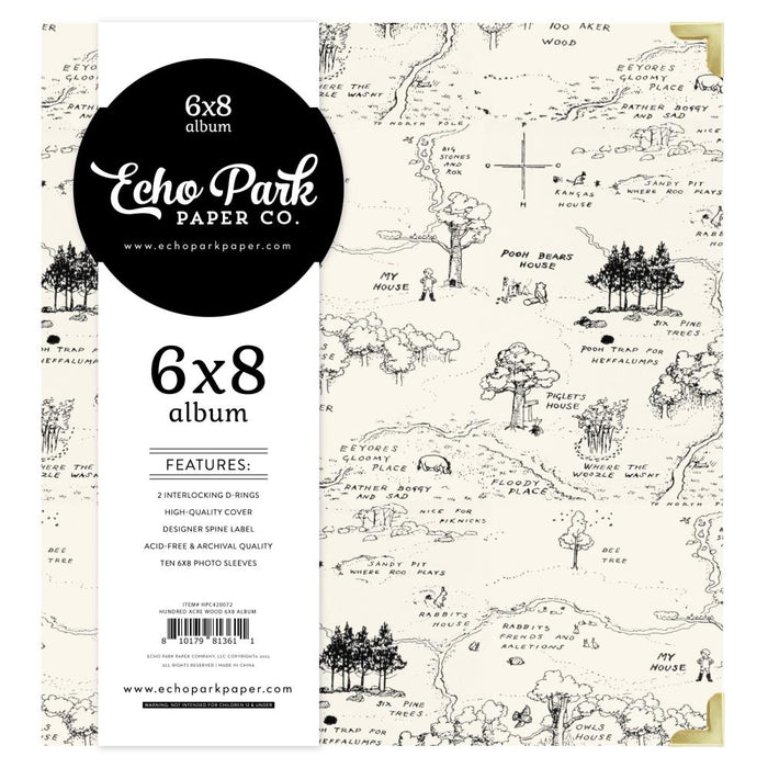 ECHO PARK HOUSE POOH ALBUM 6X8 HUNDRED ACRE WOOD - HPC420072