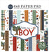 CARTA BELLA 6 X 6 PAPER PAD PAYER MY BOY - CBB419023