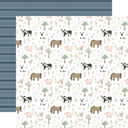 CARTA BELLA ON THE FARM 12 X 12 PAPER FARM FRIENDS -CBOTF422010