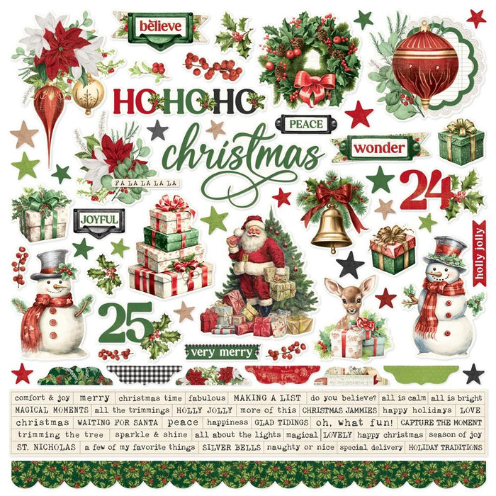 SIMPLE STORIES STICKER CARDSTOCK BELIEVE - SS25502